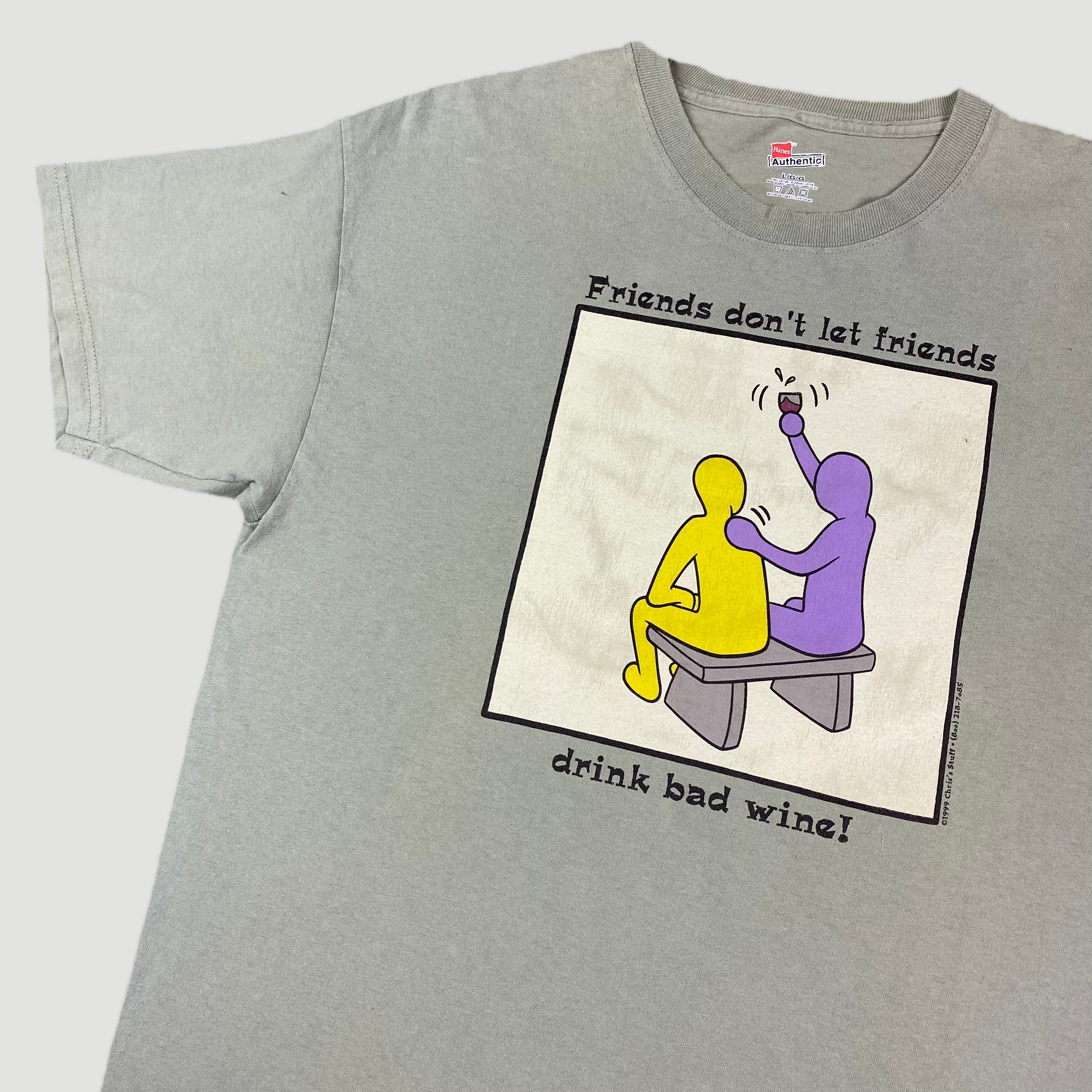 00's Friends Dont Let Friends Drink Bad Wine T-Shirt
