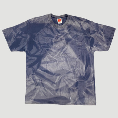 90's Basic Faded Navy Pocket T-Shirt