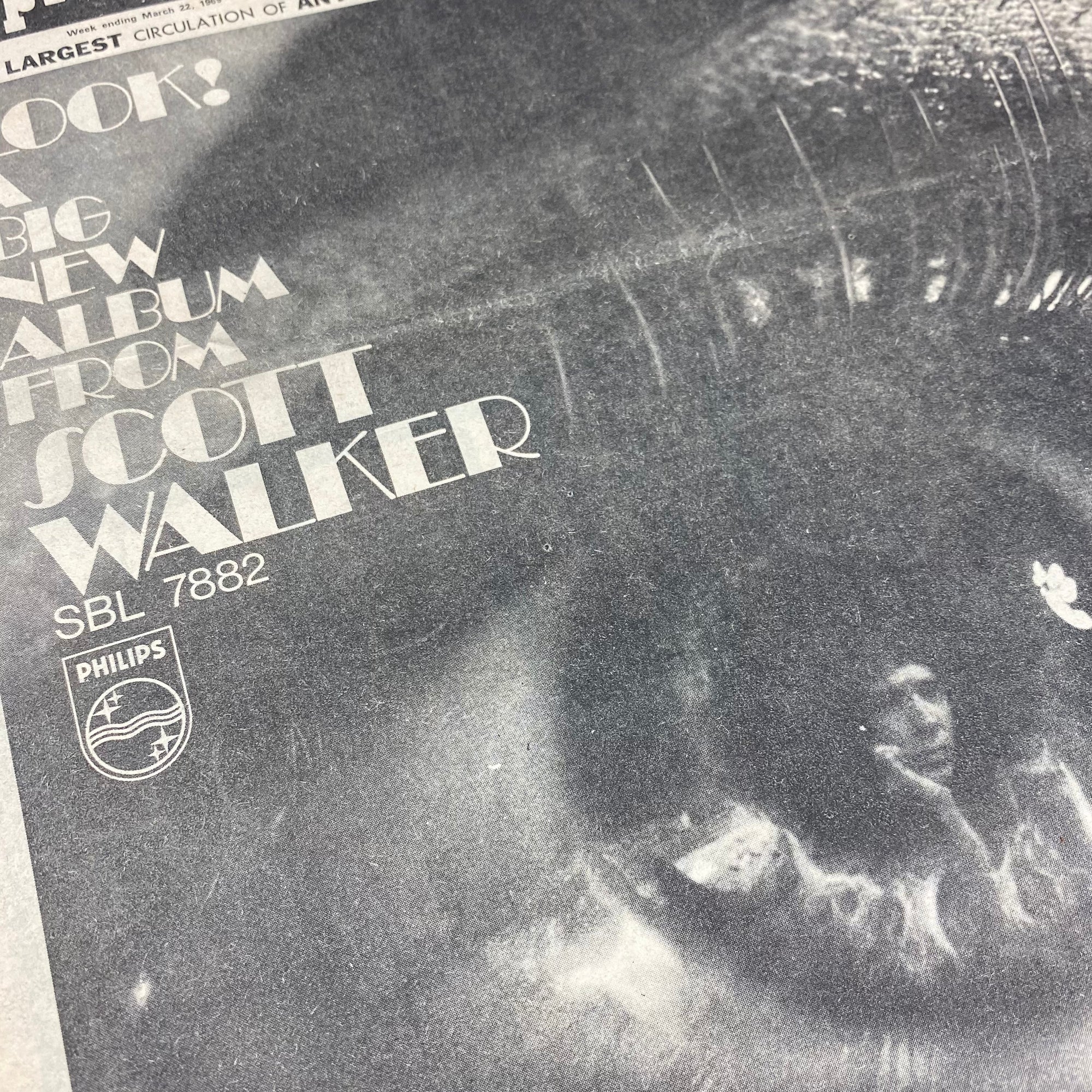 1968 NME Scott Walker 'Scott 3' Cover Issue