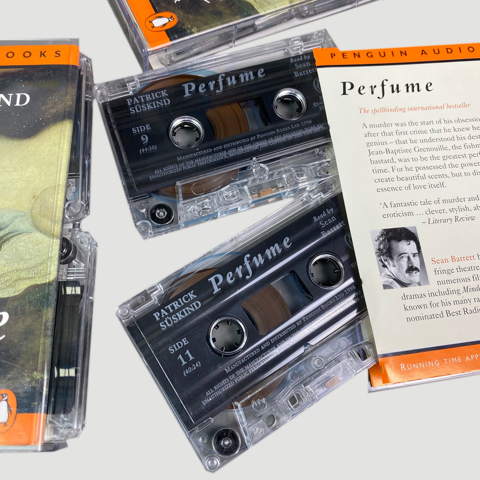 1996 Patrick Süskind 'Perfume' Audiobook Tape Boxset