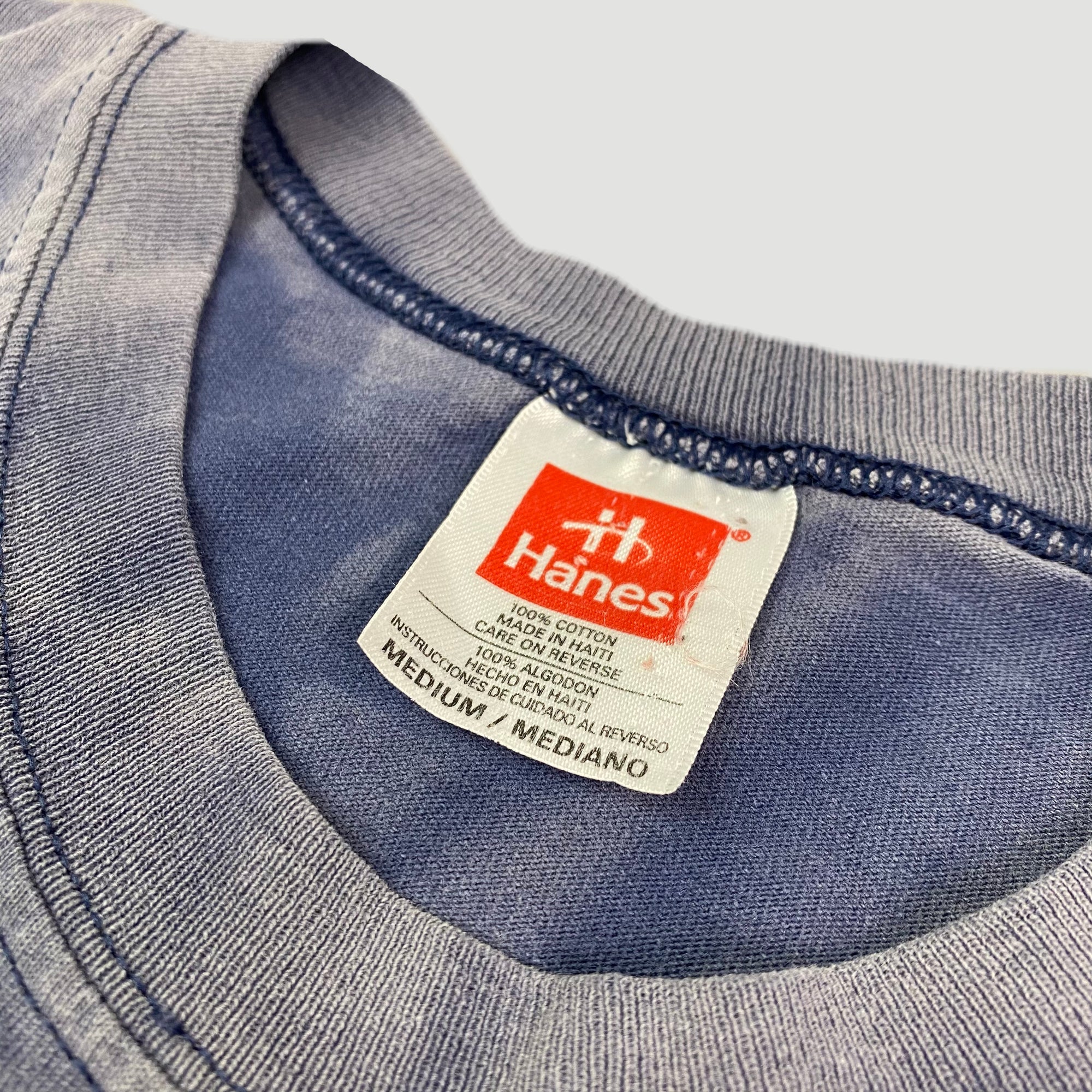 90's Basic Faded Navy Pocket T-Shirt