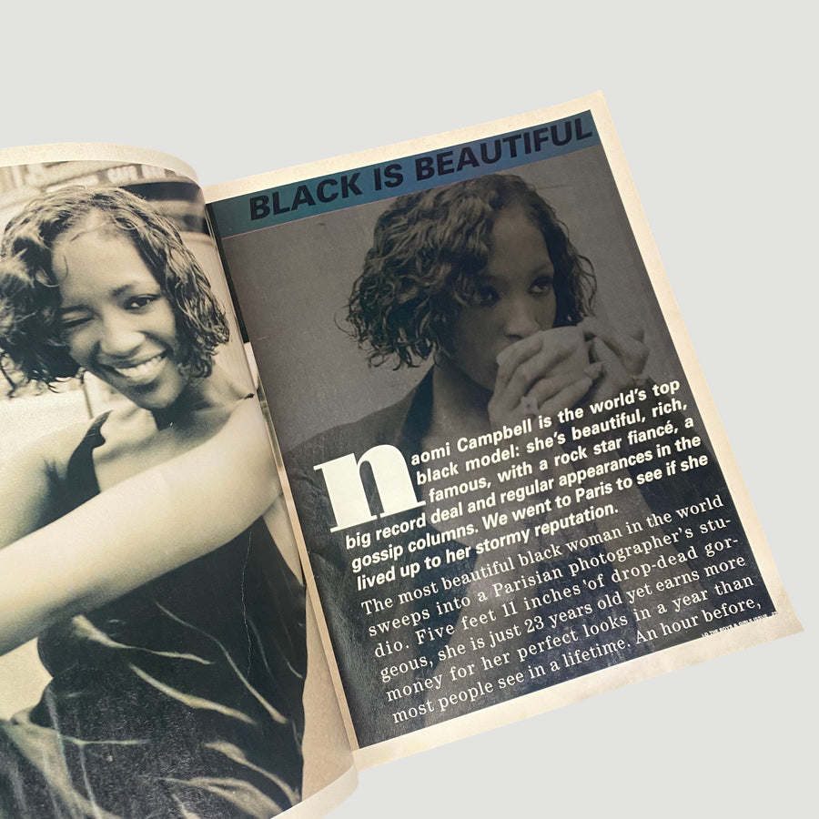 1993 i-D Magazine Naomi Campbell Issue