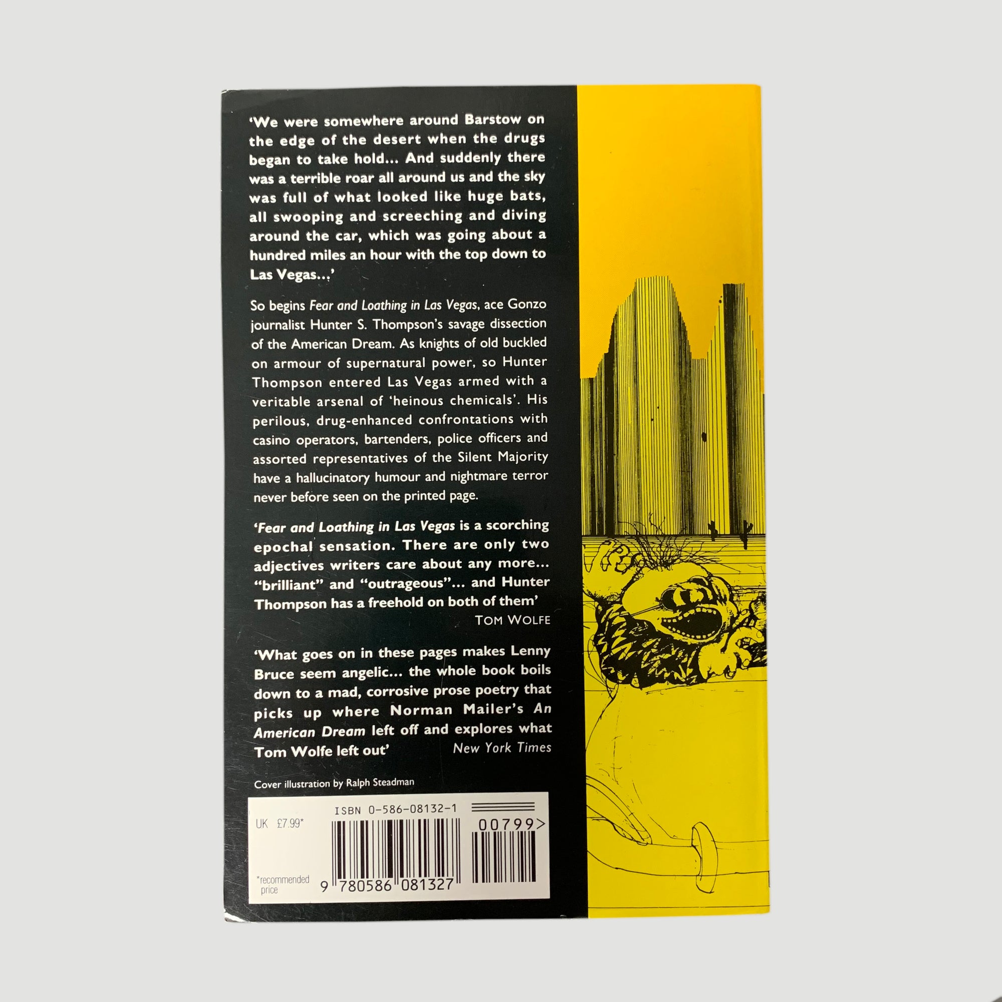 1998 Hunter S. Thompson 'Fear and Loathing in Las Vegas' Paperback