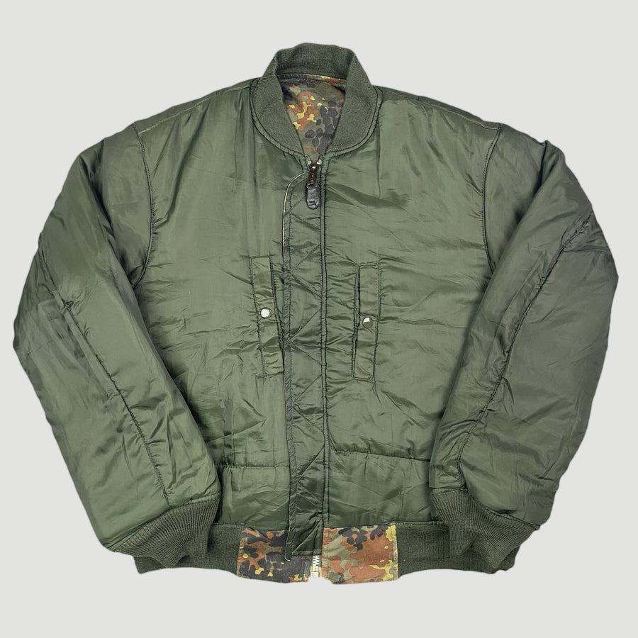 90's German Army MA1 Reversible Bomber Jacket