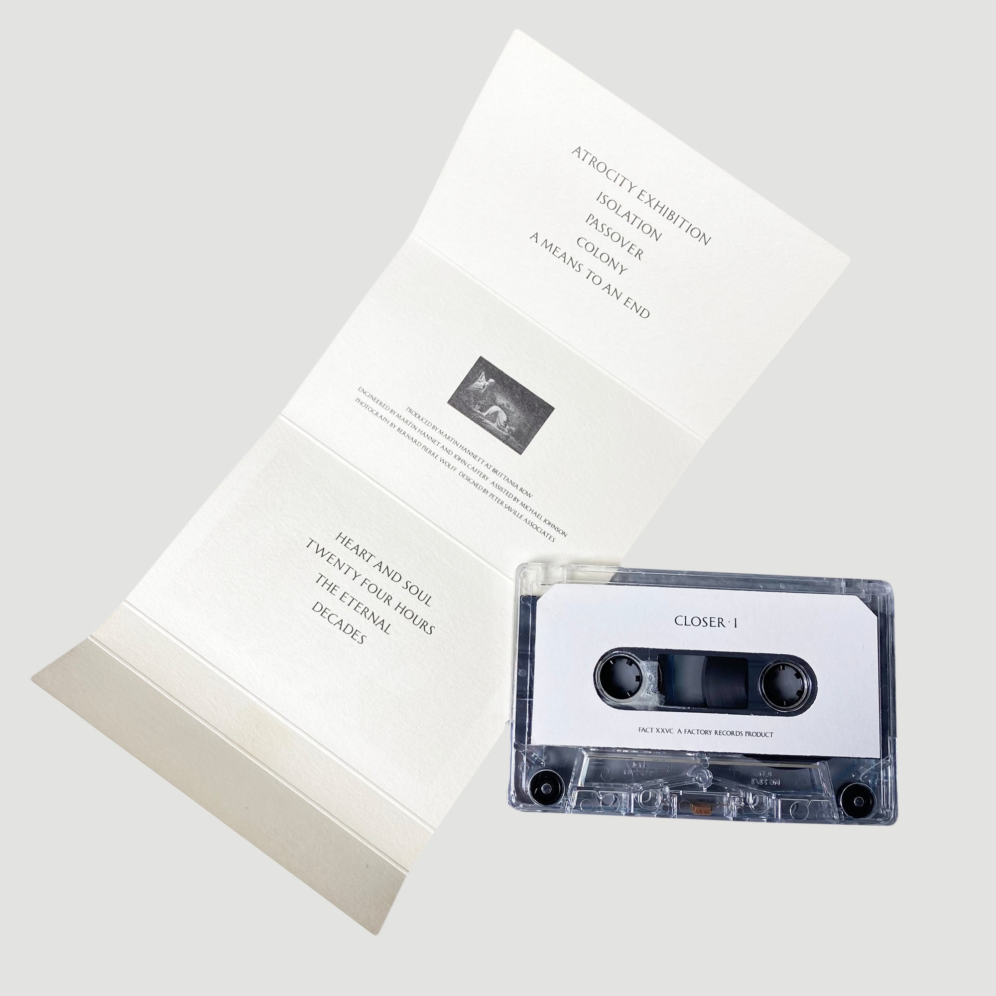 1985 Joy Division 'Closer' Cassette