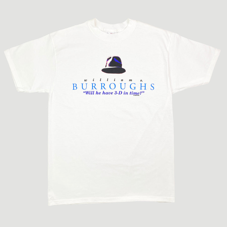 Mid 90's William Burroughs '3-D in Time' T-Shirt