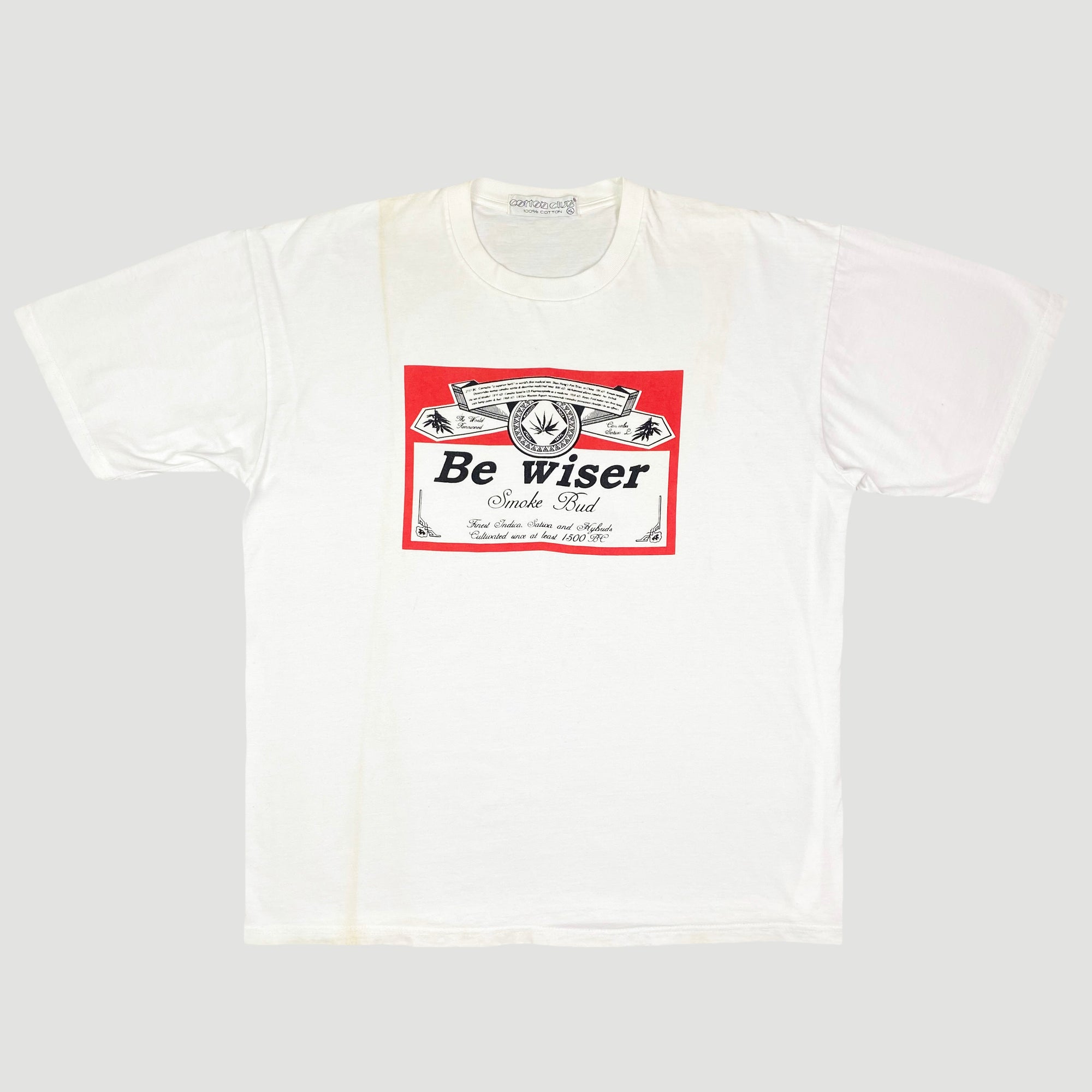 Early 00's Be Wiser Smoke Bud T-Shirt
