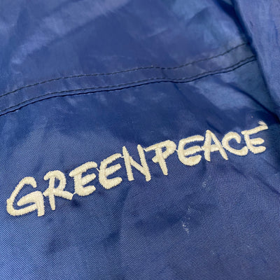 90's Greenpeace Hooded Windbreaker