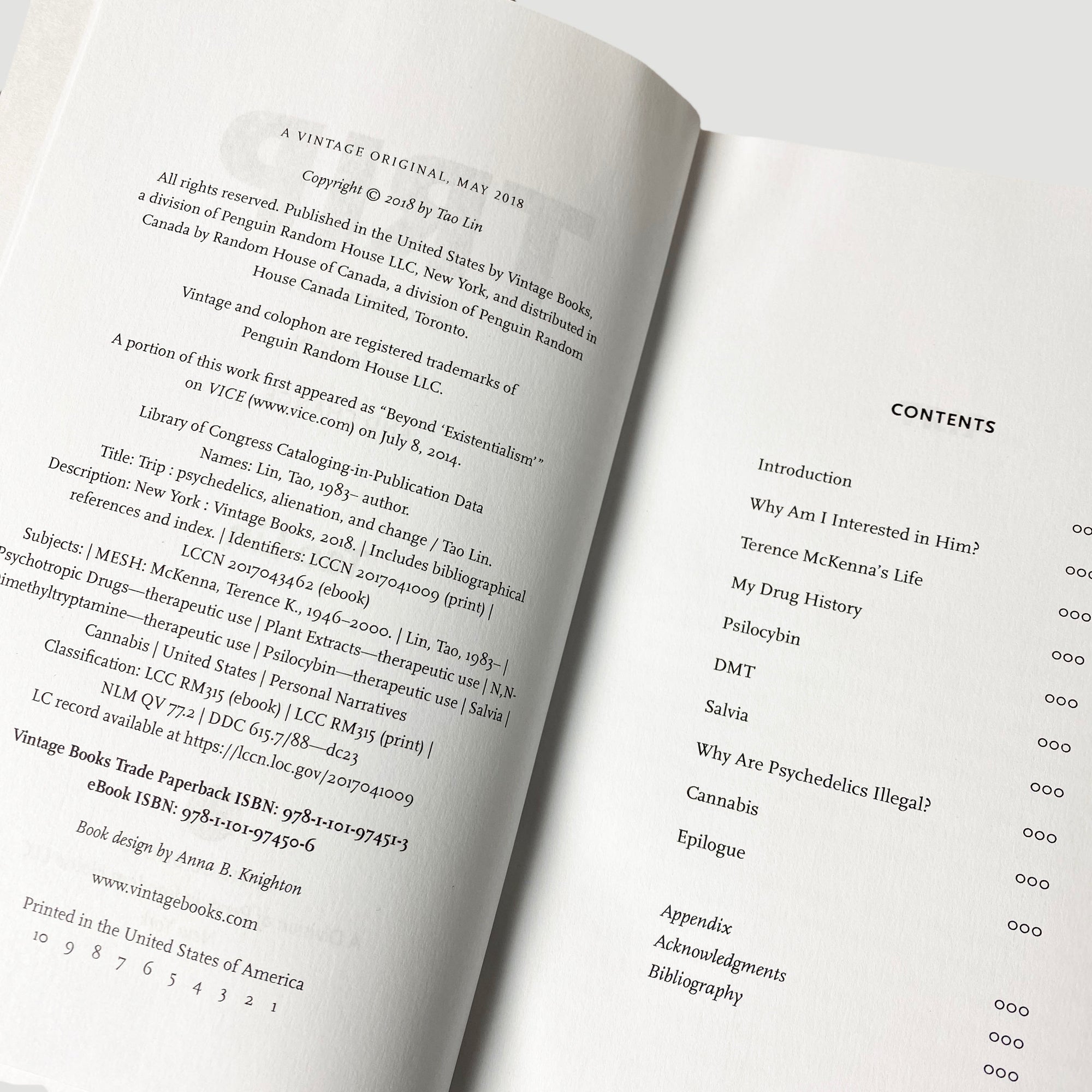 2018 Tao Lin 'Trip: Psychedelics, Alienation, and Change'