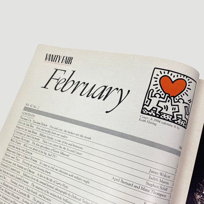 1984 Vanity Fair Keith Haring Valentine Issue