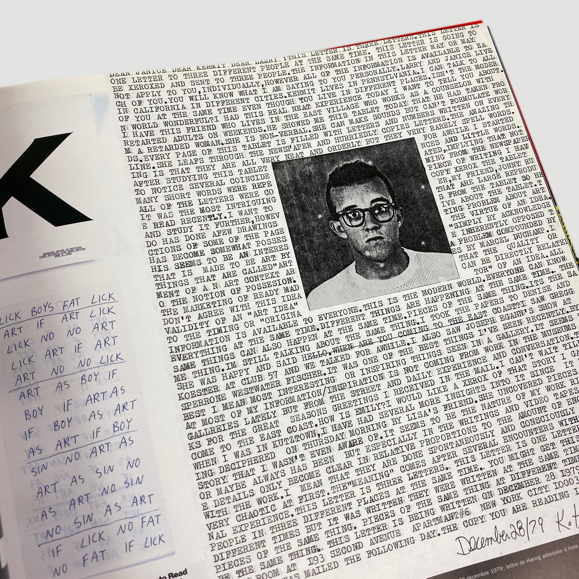 1998 Keith Haring by Elisabeth Sussman