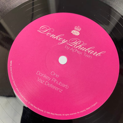 1995 Aphex Twin 'Donkey Rhubarb' Vinyl EP