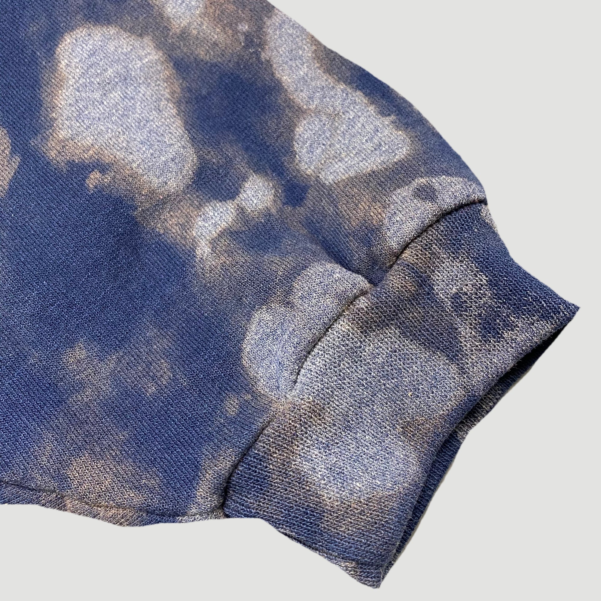 00's Bleached Navy Basic Oversized Sweatshirt