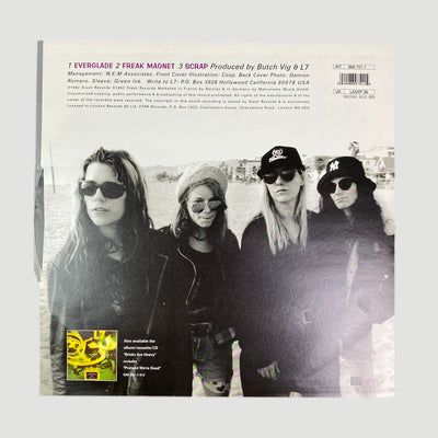 1992 L7 Everglade Etched Vinyl Single