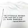 1994 Charles Bukowski 'Life And Art' T-Shirt
