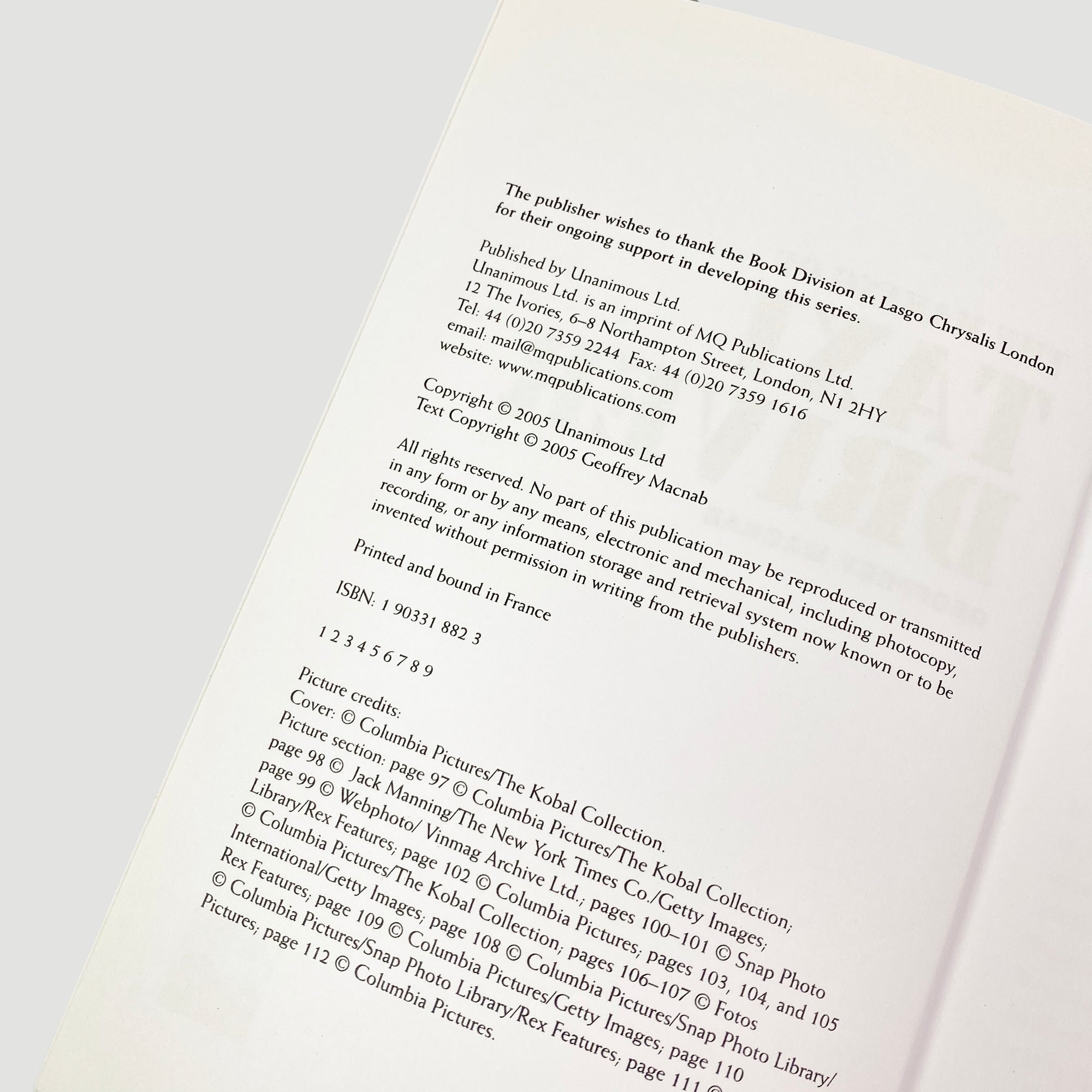 2005 Geoffrey MacNab 'The Making Of Taxi Driver'