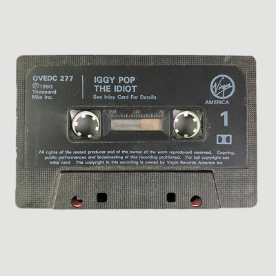 1990 Iggy Pop 'The Idiot' Cassette