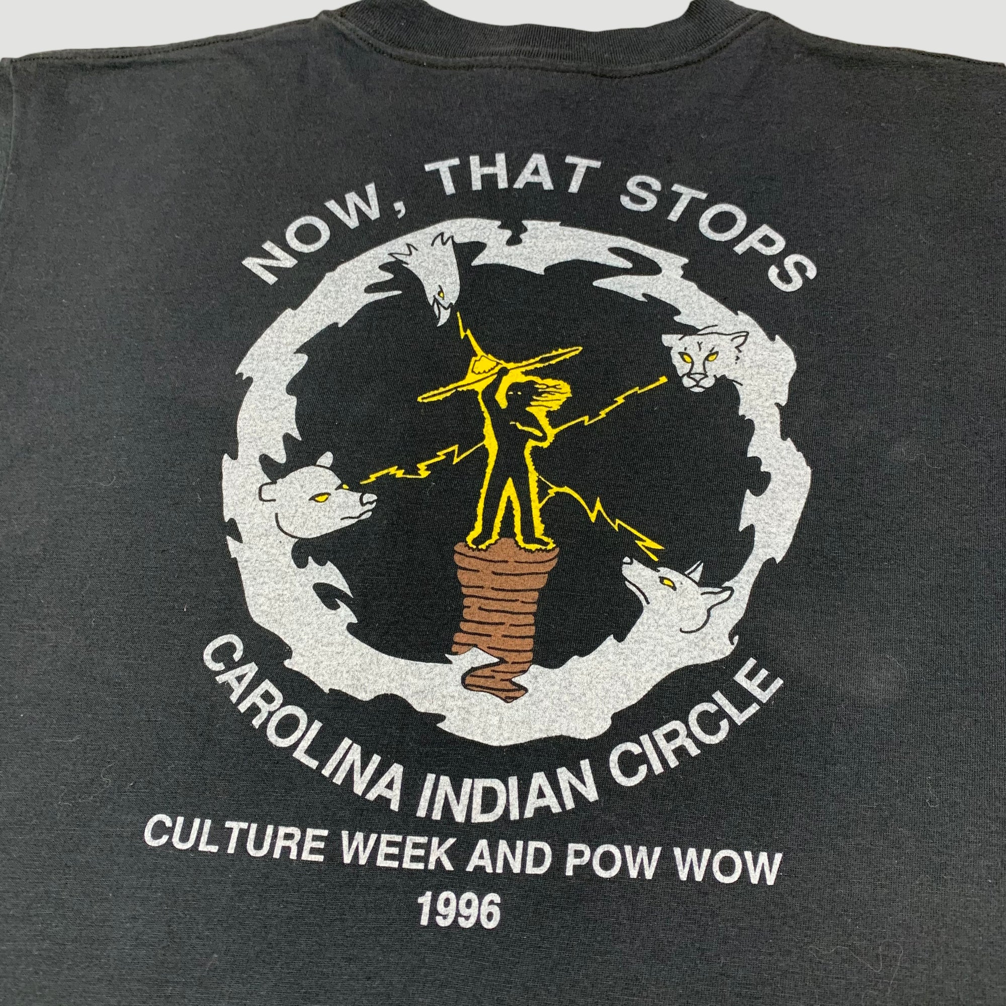 1996 Carolina Indian Circle T-Shirt