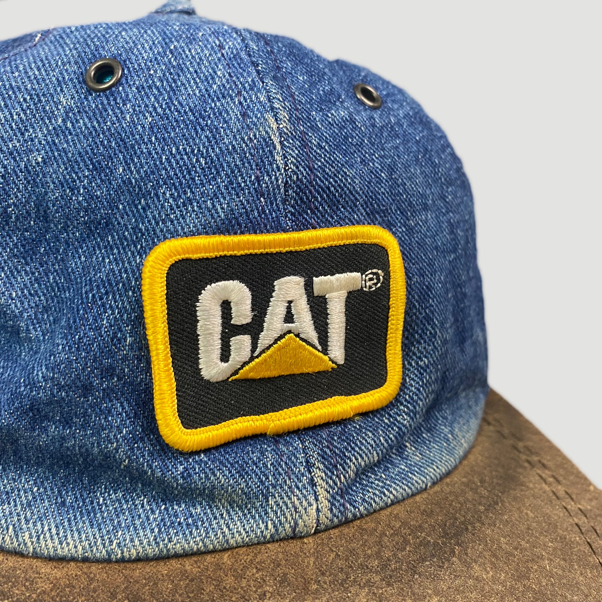 90's Denim CAT Strapback Cap
