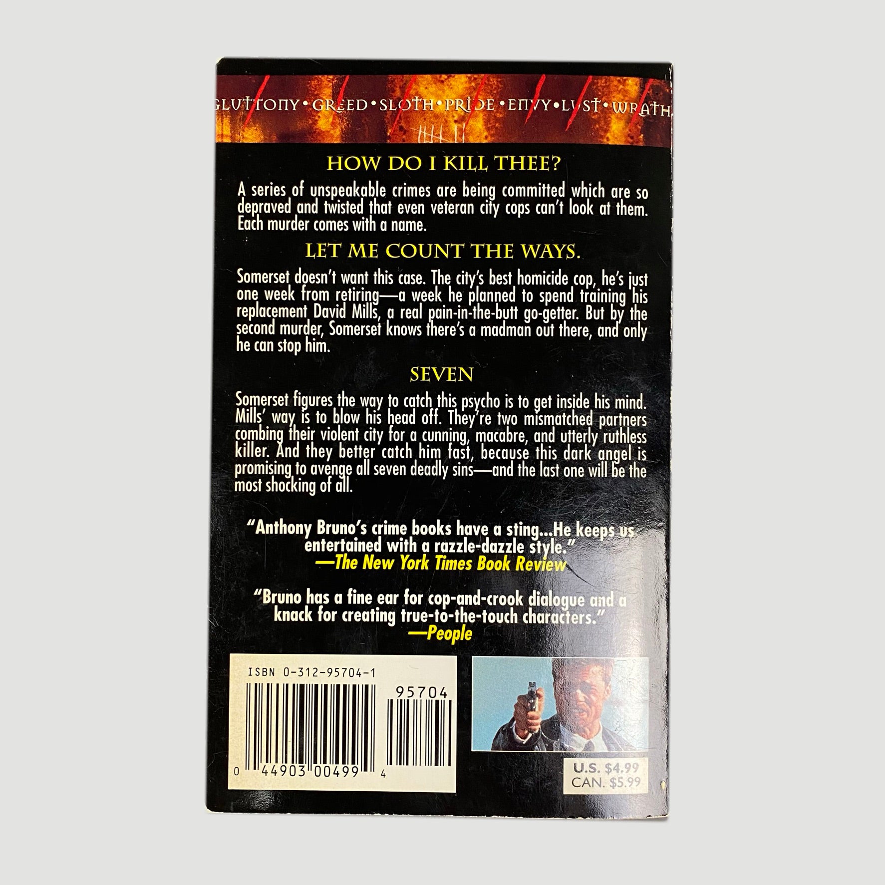 1995 Anthony Bruno 'Seven' Novelisation