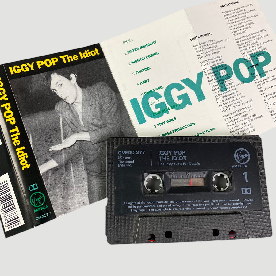 1990 Iggy Pop 'The Idiot' Cassette