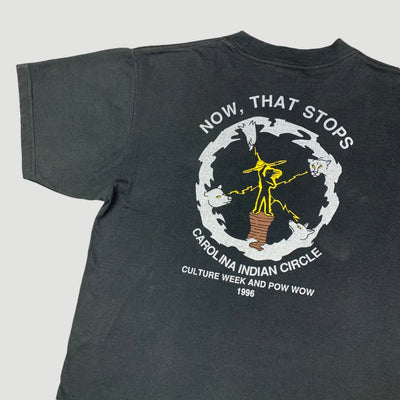 1996 Carolina Indian Circle T-Shirt