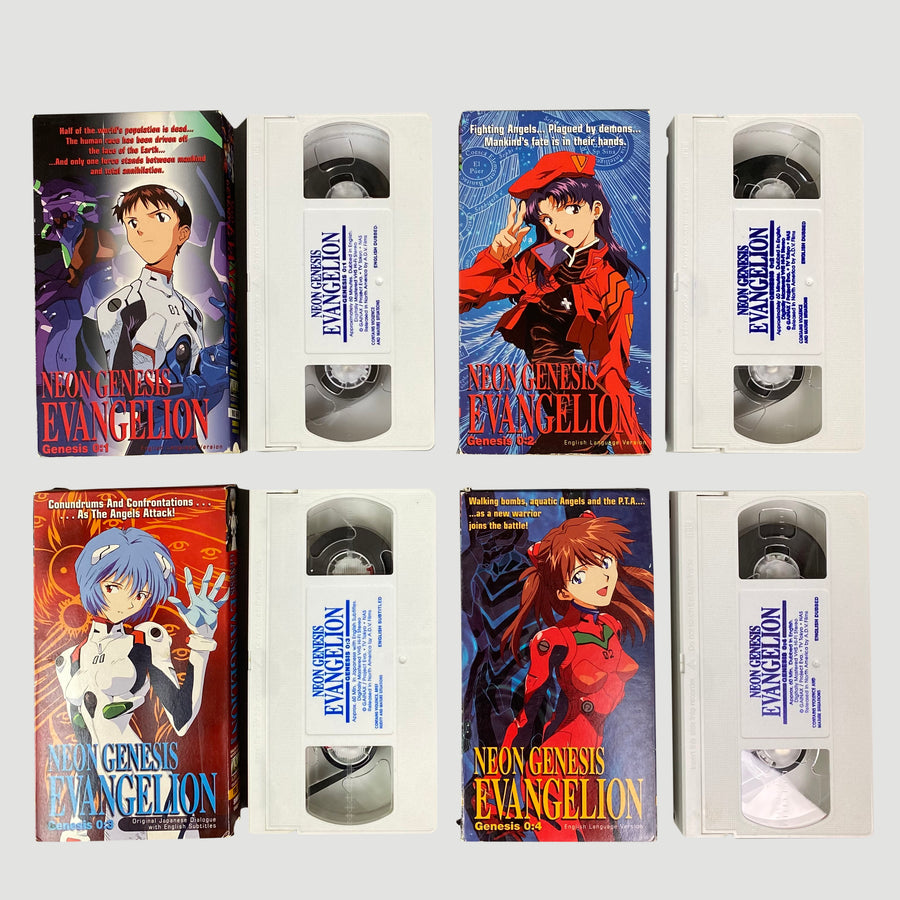 1996 Neon Genesis Evangelion NTSC VHS Set