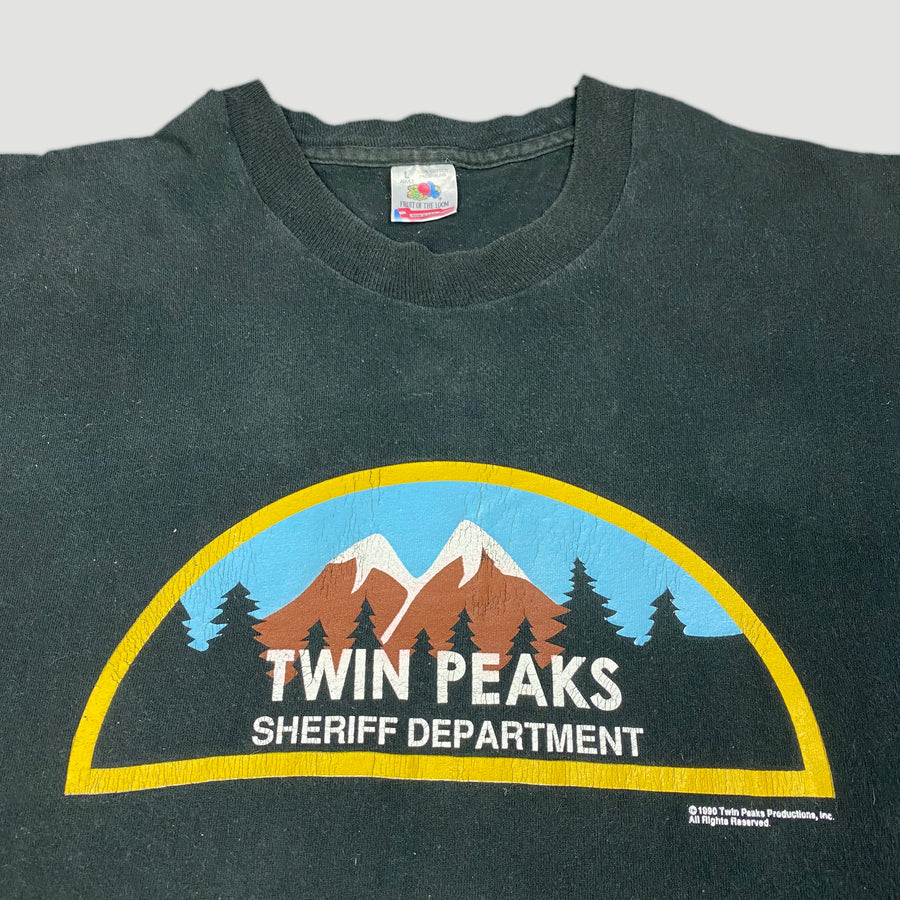 1990 Twin Peaks Sheriff Department T-Shirt