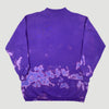 90's Bleached Purple Basic Oversized Sweatshirt