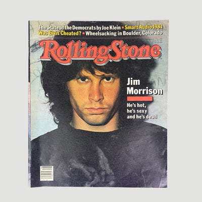 1981 Jim Morrison Rolling Stone Magazine