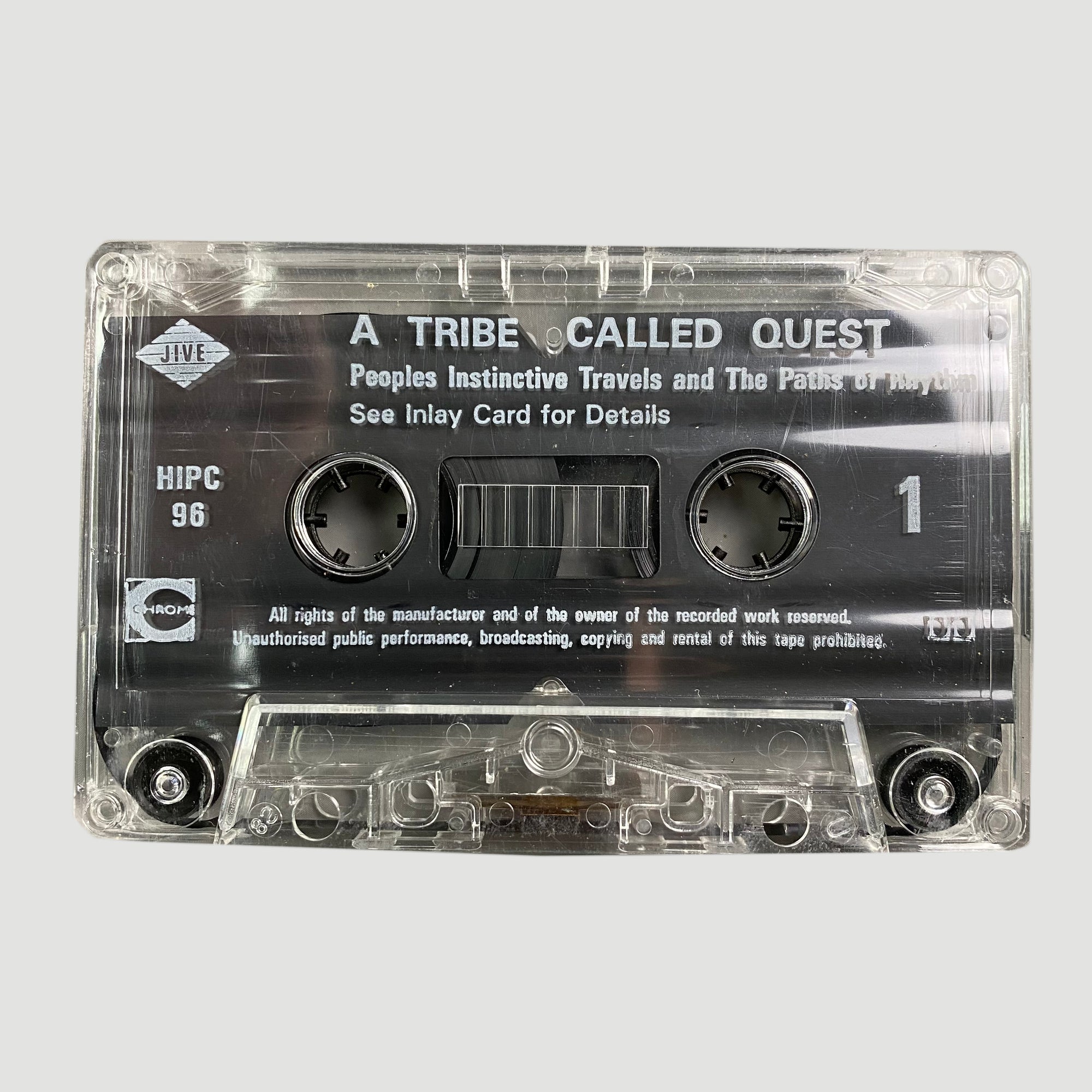 1990 A Tribe Called Quest ‎'People's Instinctive Travels And The Paths Of Rhythm' Cassette