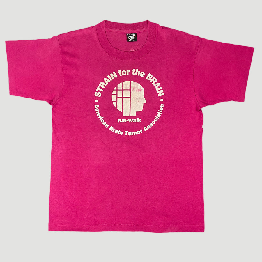 Late 80's 'Strain For The Brain' T-Shirt
