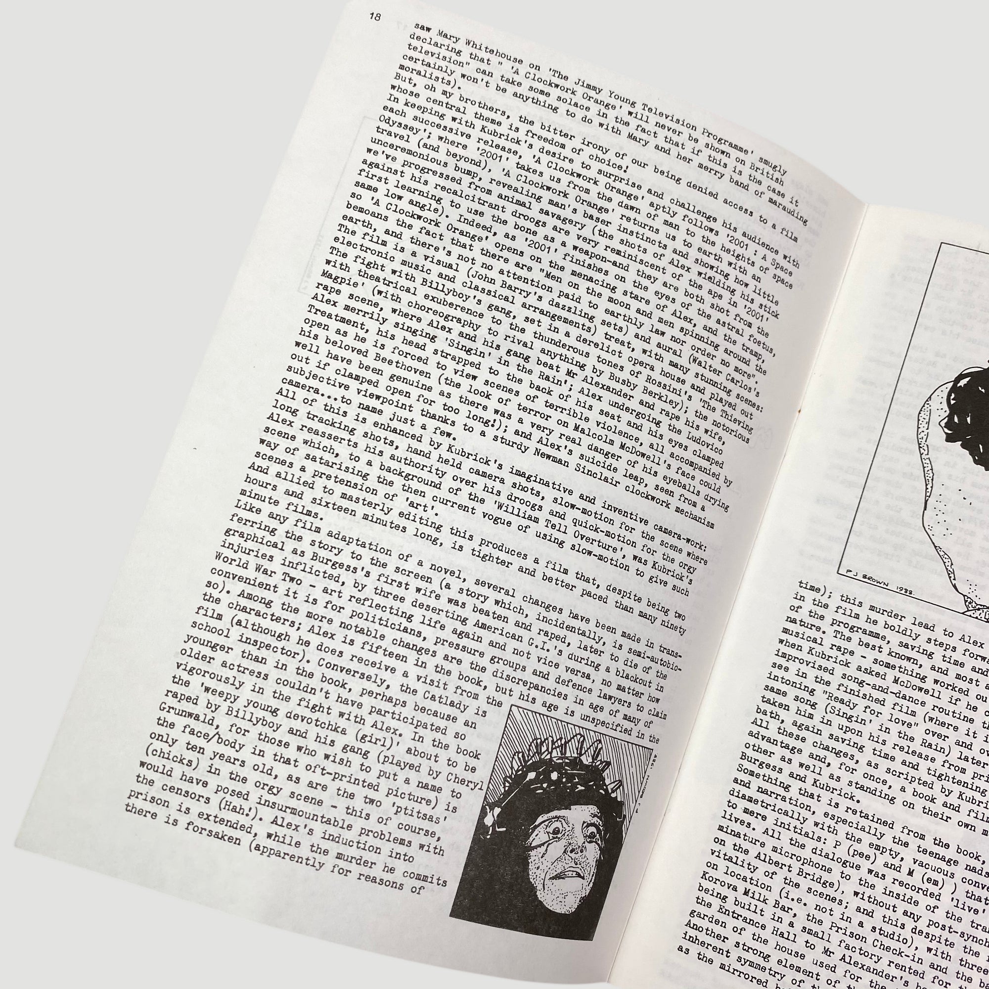 1988 Fantasynopsis Number One - A Clockwork Orange