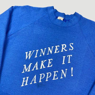 Early 90's 'Winners Make It Happen!' Sweatshirt