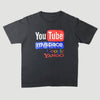 Early 00's 'YouTube, myspace, Google, Yahoo' Logo T-Shirt