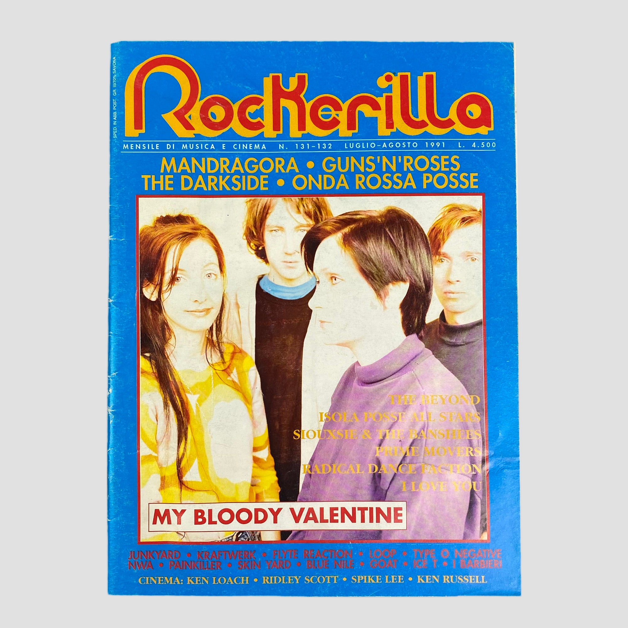 1991 Rockerilla Magazine My Bloody Valentine Issue