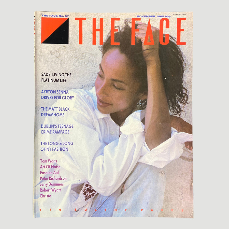 1985 The Face Magazine Sade Issue