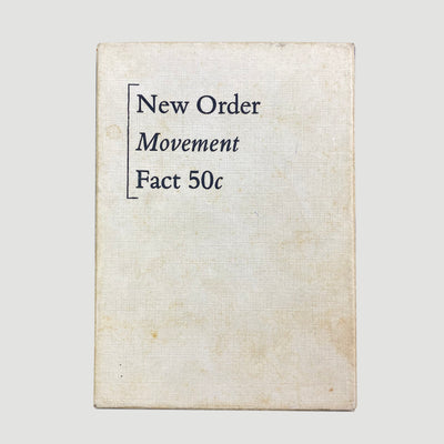 1986 New Order 'Movement' Cassette Box Set