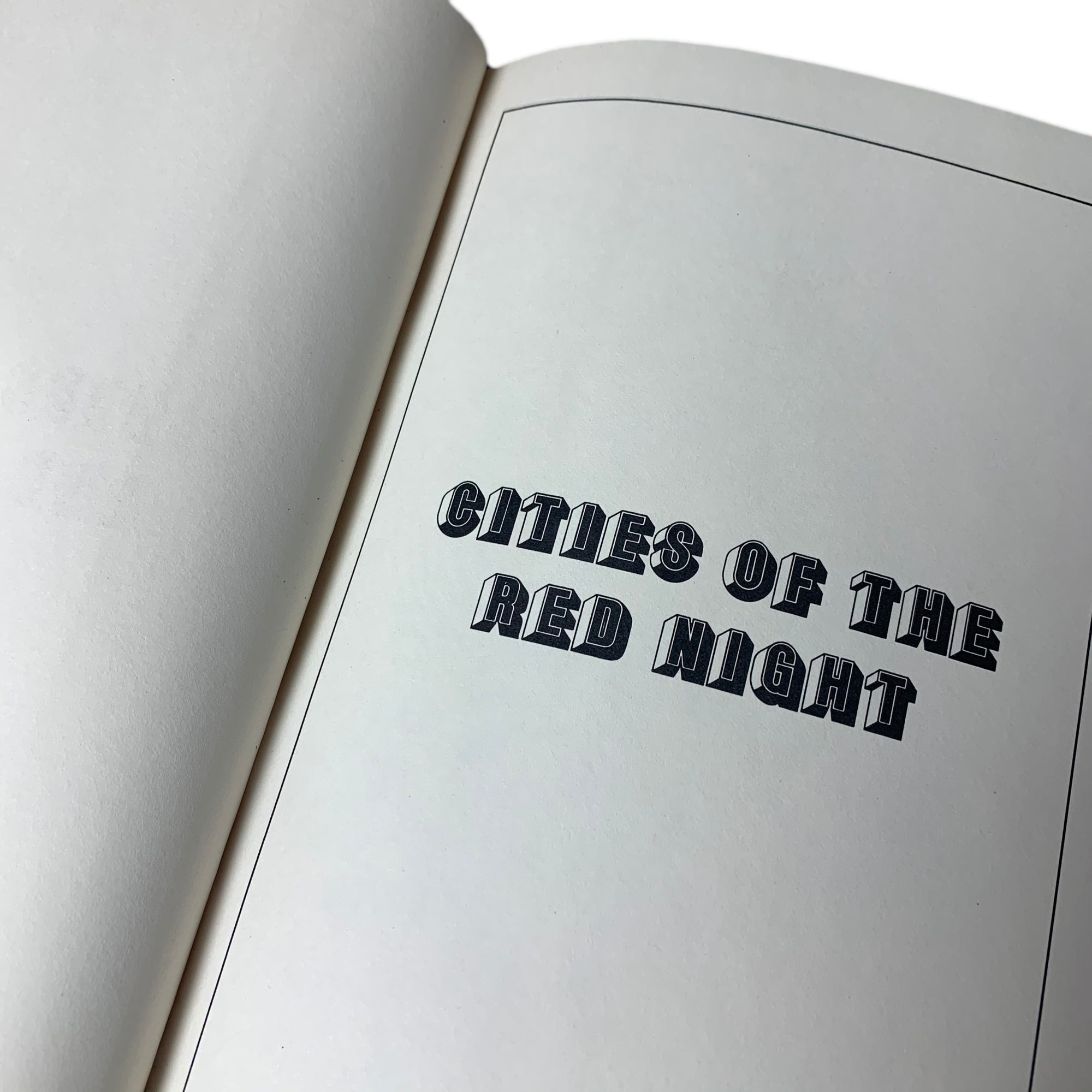 1981 William S. Burroughs 'Cities of the Red Night' UK 1st Edition