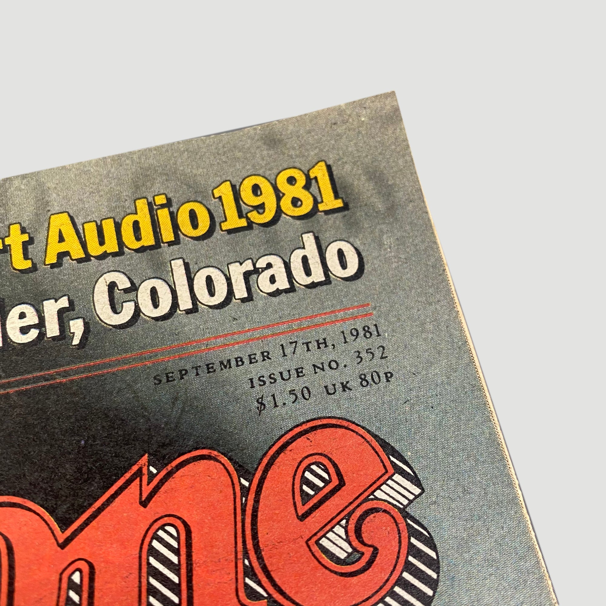 1981 Jim Morrison Rolling Stone Magazine