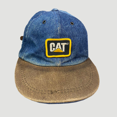 90's Denim CAT Strapback Cap
