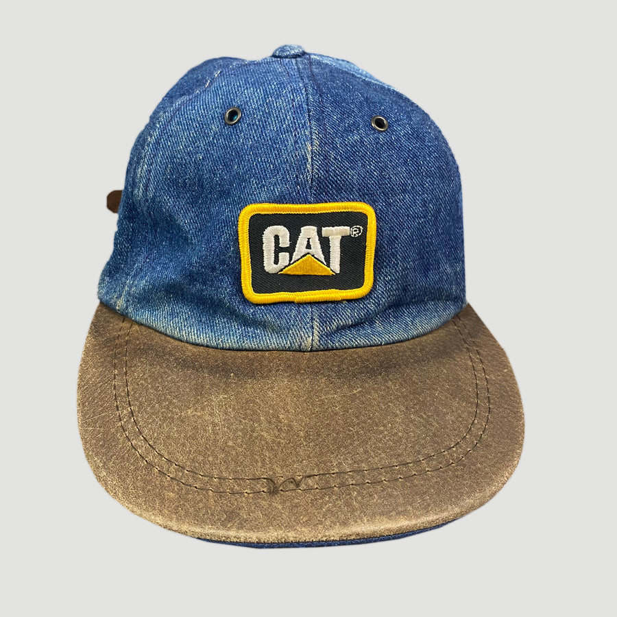 90's Denim CAT Strapback Cap