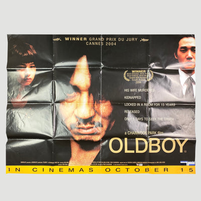 Oldboy (2003) UK Original Quad Cinema Poster