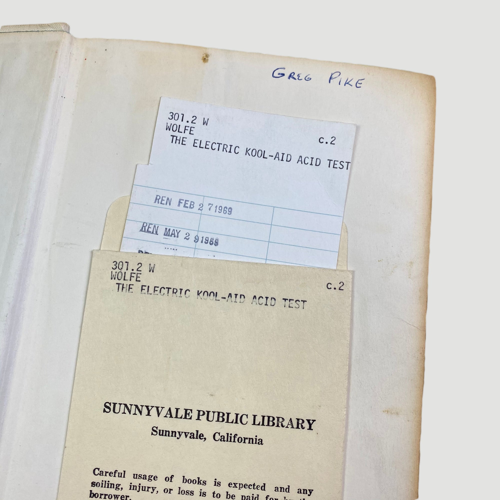 1968 Electric Kool-Aid Acid Test First Edition Book Club