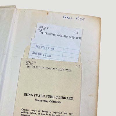 1968 Electric Kool-Aid Acid Test First Edition Book Club