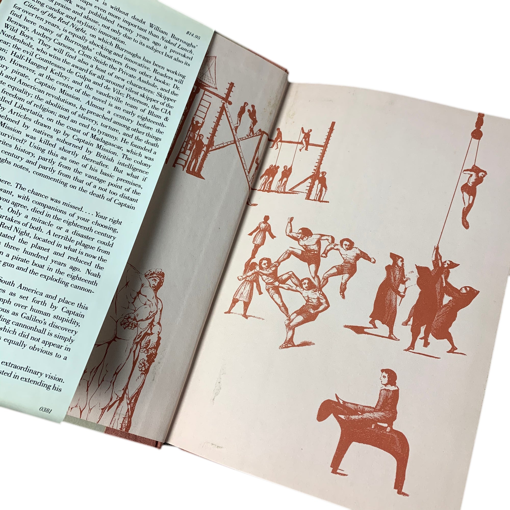 1981 William S. Burroughs 'Cities of the Red Night' UK 1st Edition