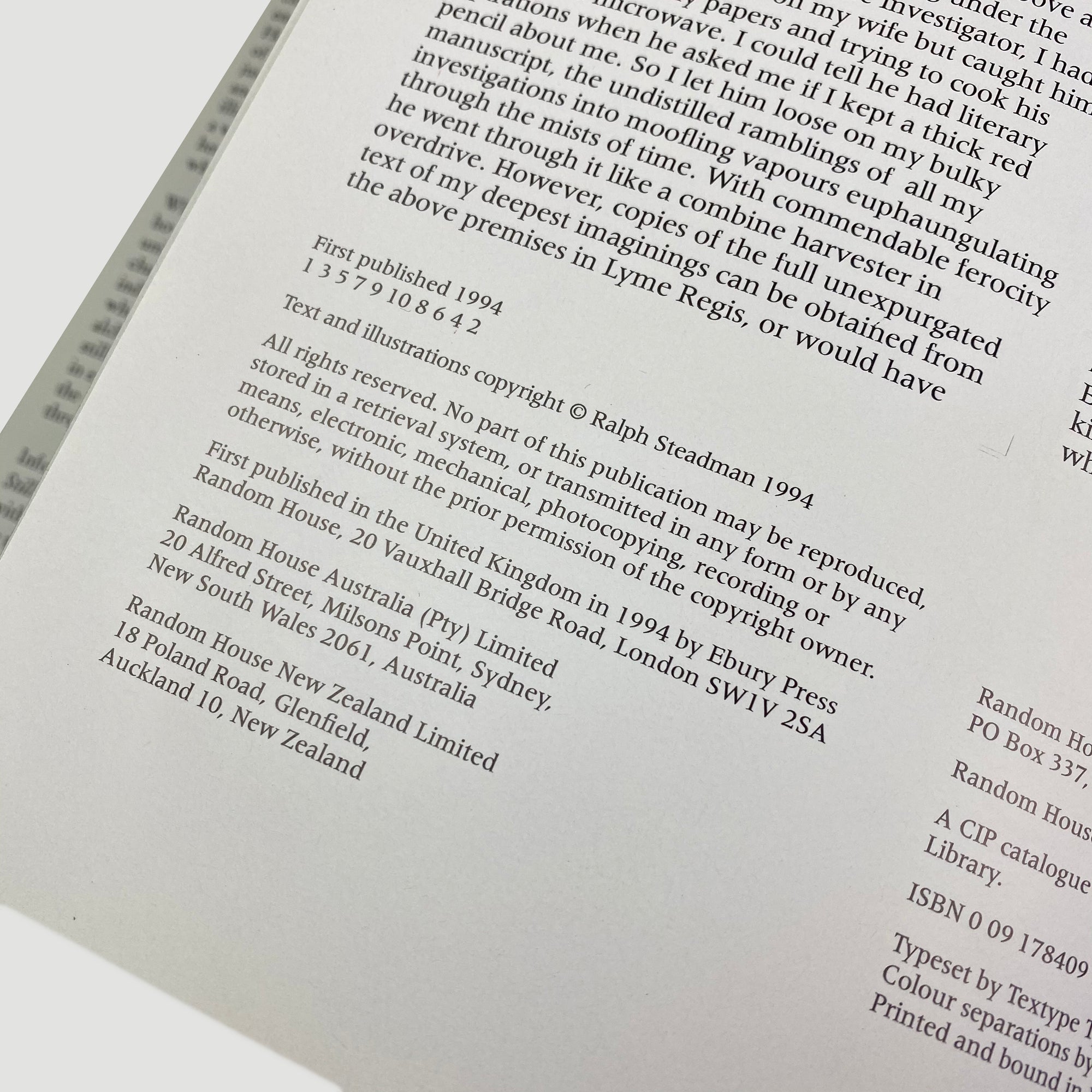 1994 Ralph Steadman ‘Still Life with Bottle: Whisky According to...’