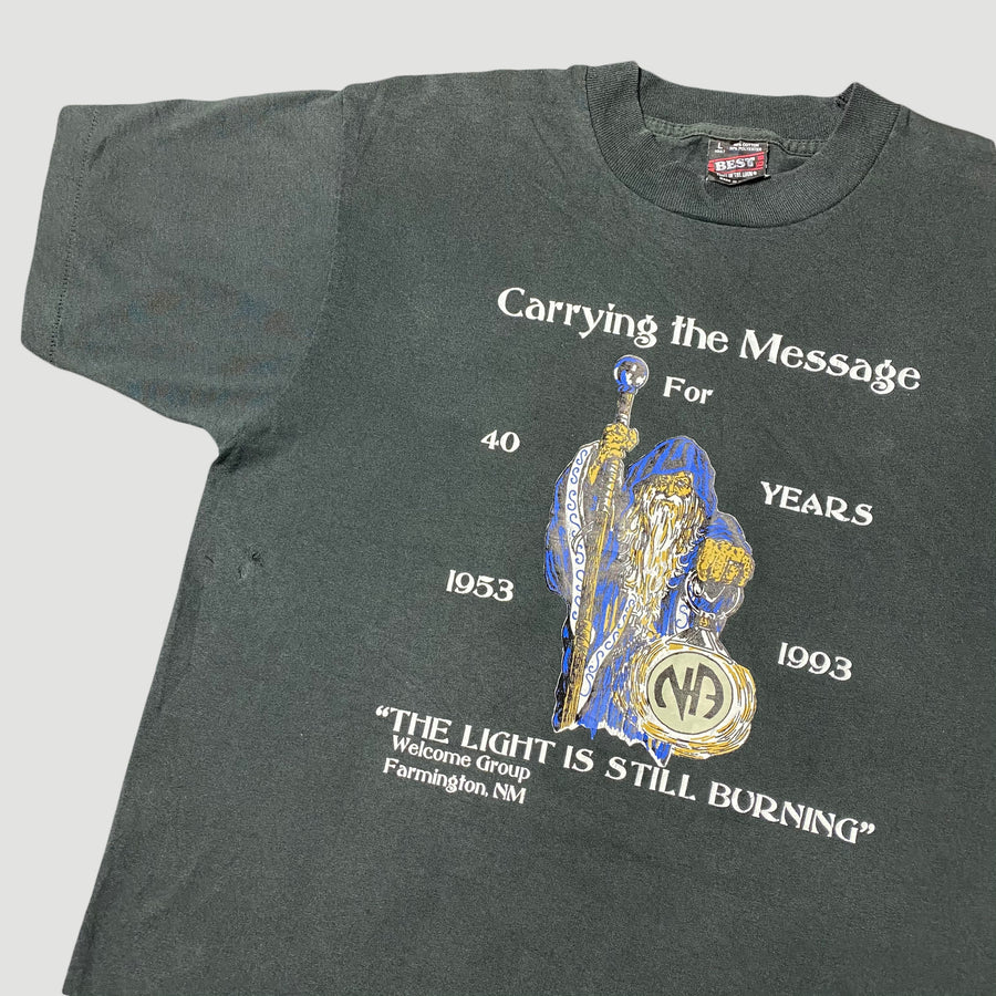 1993 Narcotics Anonymous 'Carrying The Message' T-Shirt