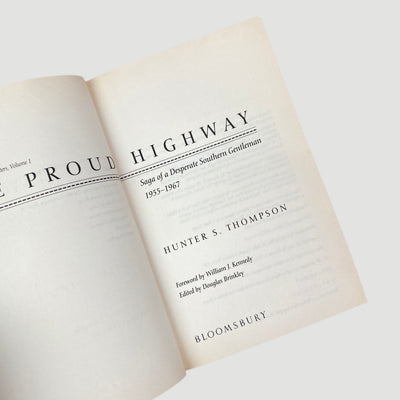 1998 Hunter S. Thompson 'The Proud Highway'