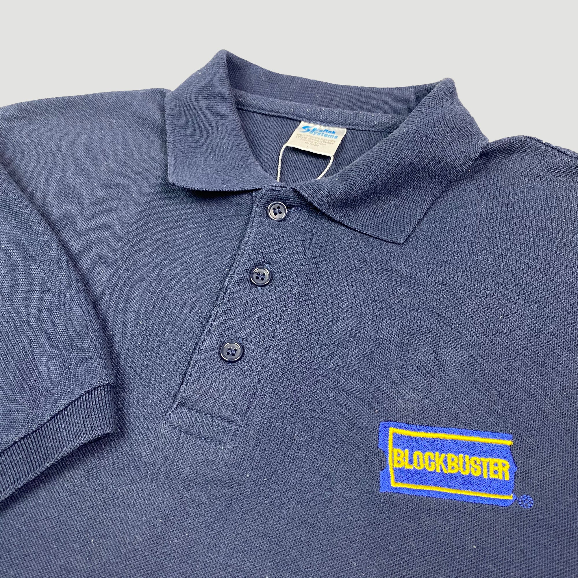 Mid 90's Blockbuster Video Staff Polo Shirt